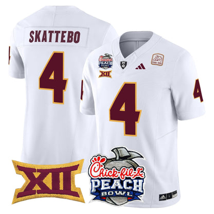 Arizona State Sun Devils 2025 Peach Bowl Vapor Limited Jersey - All Stitched