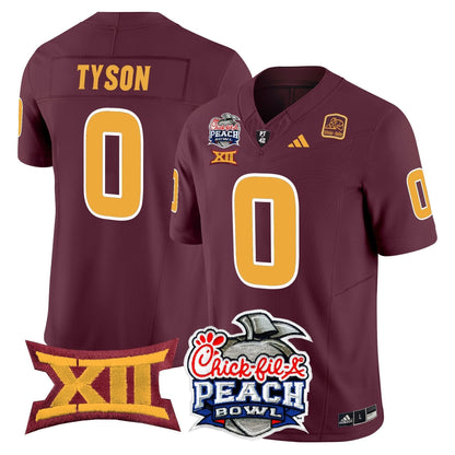 Arizona State Sun Devils 2025 Peach Bowl Vapor Limited Jersey - All Stitched