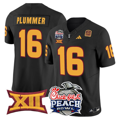 Arizona State Sun Devils 2025 Peach Bowl Vapor Limited Jersey - All Stitched