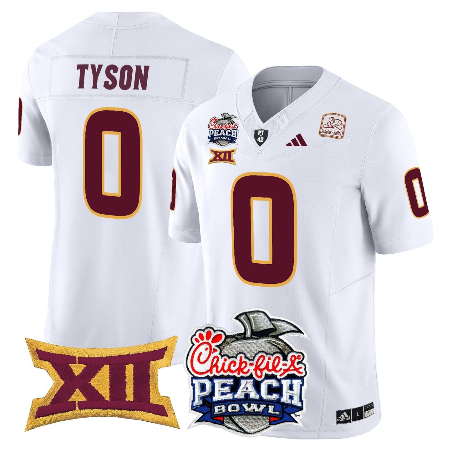Arizona State Sun Devils 2025 Peach Bowl Vapor Limited Jersey - All Stitched