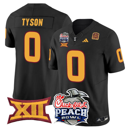 Arizona State Sun Devils 2025 Peach Bowl Vapor Limited Jersey - All Stitched