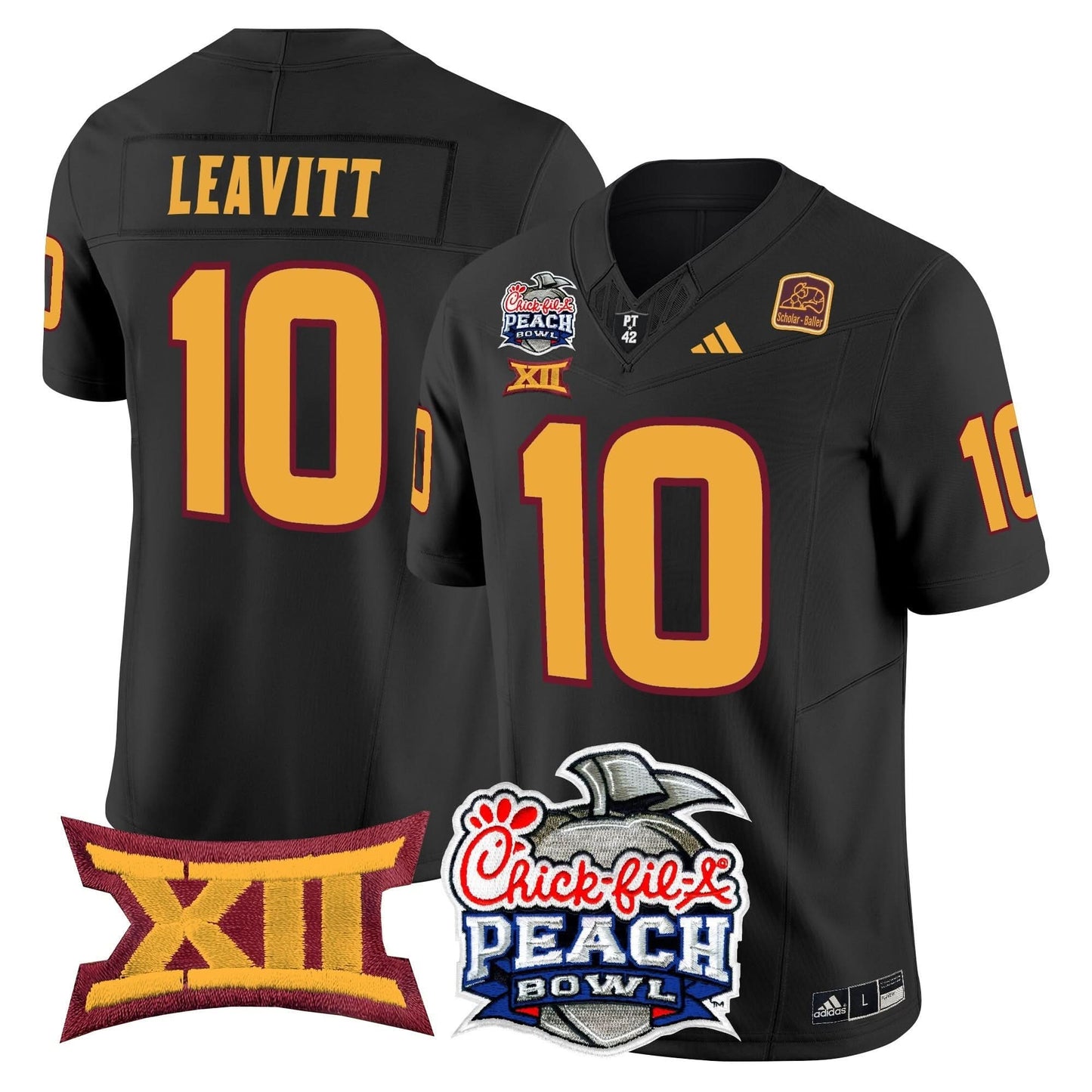 Arizona State Sun Devils 2025 Peach Bowl Vapor Limited Jersey - All Stitched