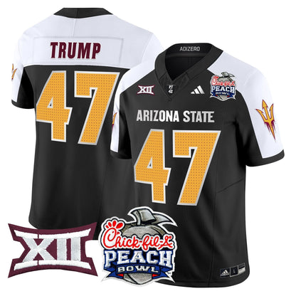 Arizona State Sun Devils 2025 Peach Bowl Vapor Limited Jersey - All Stitched