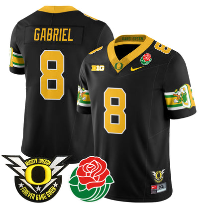 Oregon Ducks 2024 Rose Bowl Jersey - All Stitched