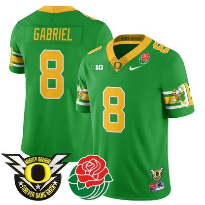 Oregon Ducks 2024 Rose Bowl Jersey - All Stitched