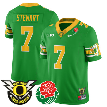 Oregon Ducks 2024 Rose Bowl Jersey - All Stitched