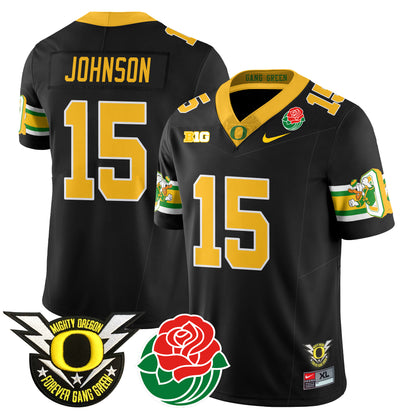 Oregon Ducks 2024 Rose Bowl Jersey - All Stitched