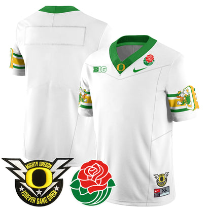 Oregon Ducks 2024 Rose Bowl Jersey - All Stitched