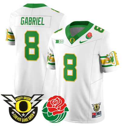 Oregon Ducks 2024 Rose Bowl Jersey - All Stitched