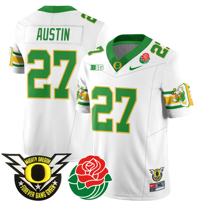 Oregon Ducks 2024 Rose Bowl Jersey - All Stitched