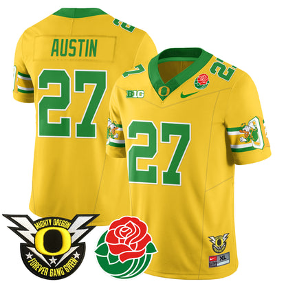 Oregon Ducks 2024 Rose Bowl Jersey - All Stitched