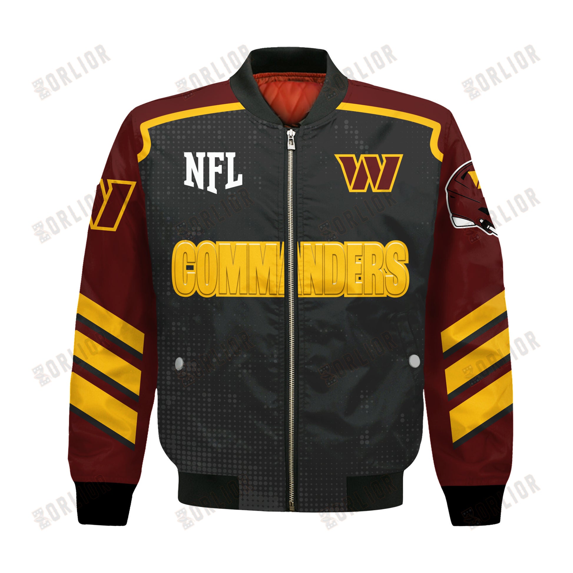 Washington Commanders Football Team 2024- 25 Relentless Determination Bomber Jacket