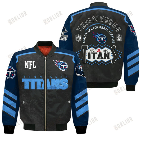 Tennessee Titans Football Team 2024- 25 Relentless Determination Bomber Jacket