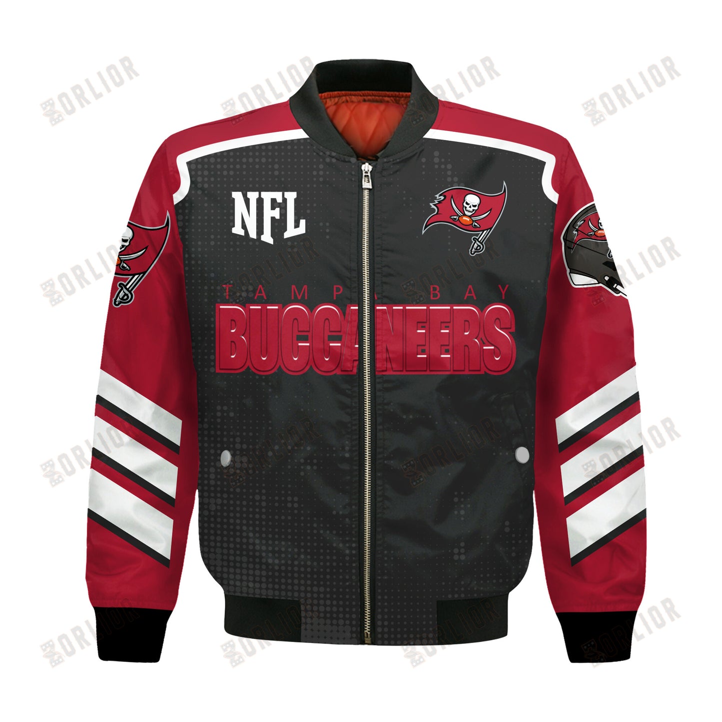 Tampa Bay Buccaneers Football Team 2024- 25 Relentless Determination Bomber Jacket