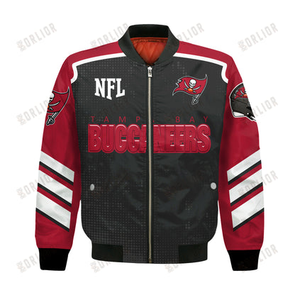 Tampa Bay Buccaneers Football Team 2024- 25 Relentless Determination Bomber Jacket