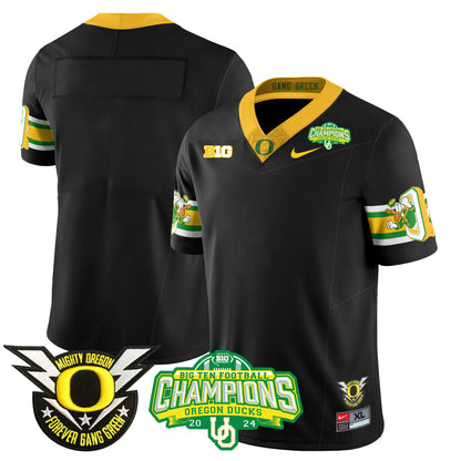 Men's Oregon Ducks 2024 Big Ten Champions Jersey - All Stitched