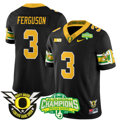 Men's Oregon Ducks 2024 Big Ten Champions Jersey - All Stitched