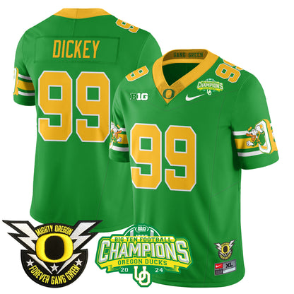 Men's Oregon Ducks 2024 Big Ten Champions Jersey - All Stitched