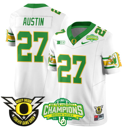 Men's Oregon Ducks 2024 Big Ten Champions Jersey - All Stitched