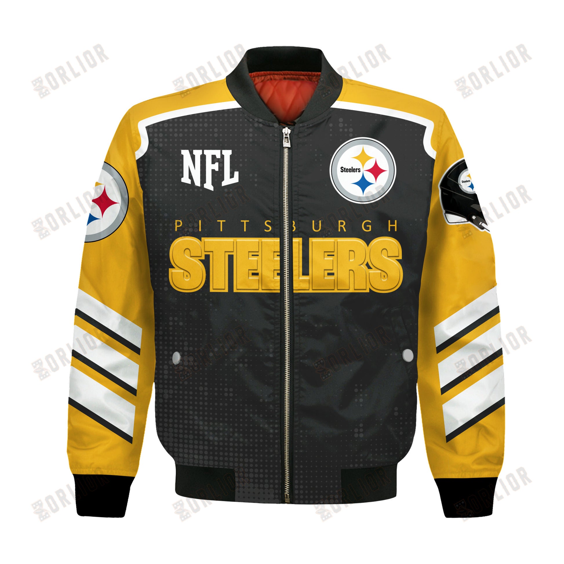 Pittsburgh Steelers Football Team 2024- 25 Relentless Determination Bomber Jacket