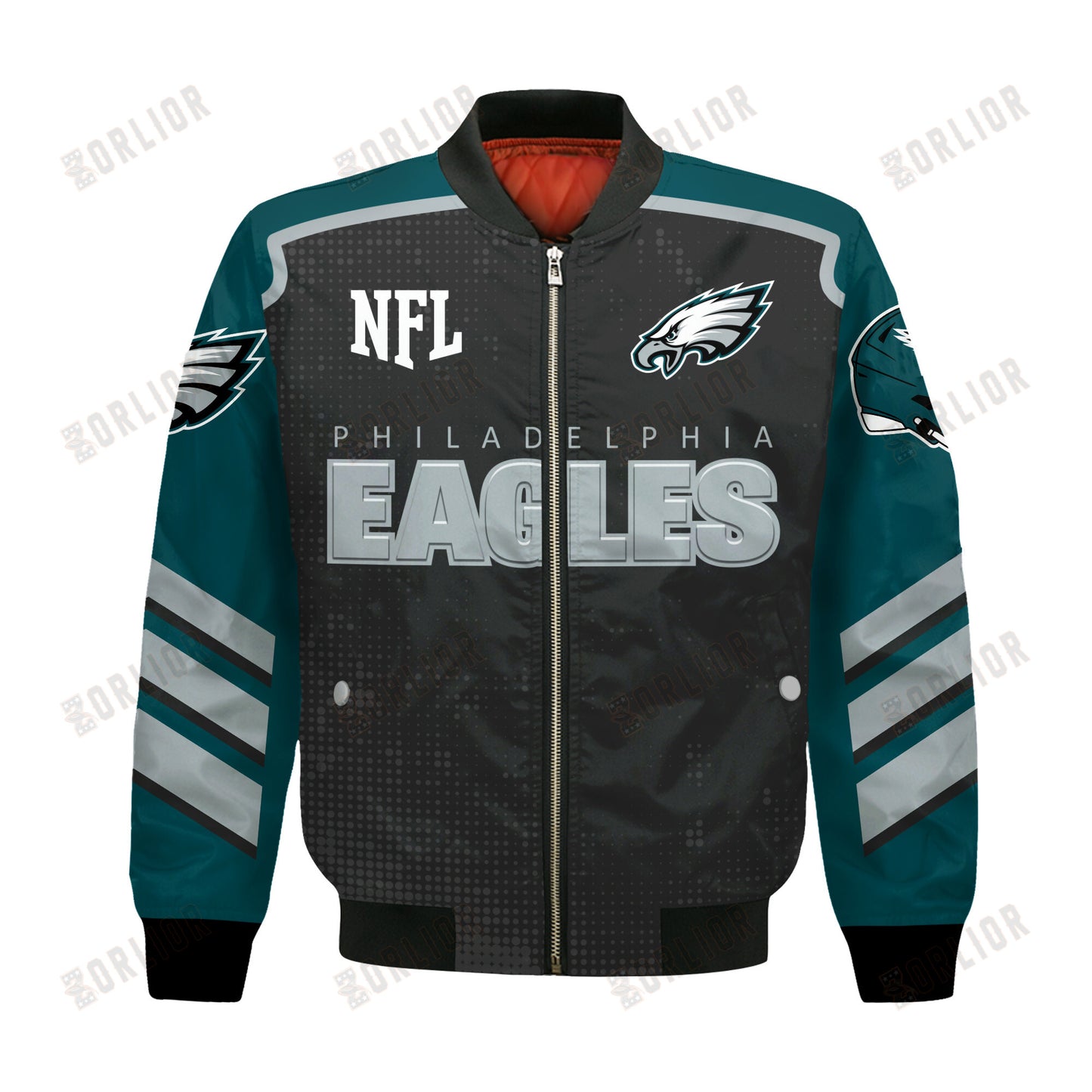 Philadelphia Eagles Football Team 2024- 25 Relentless Determination Bomber Jacket
