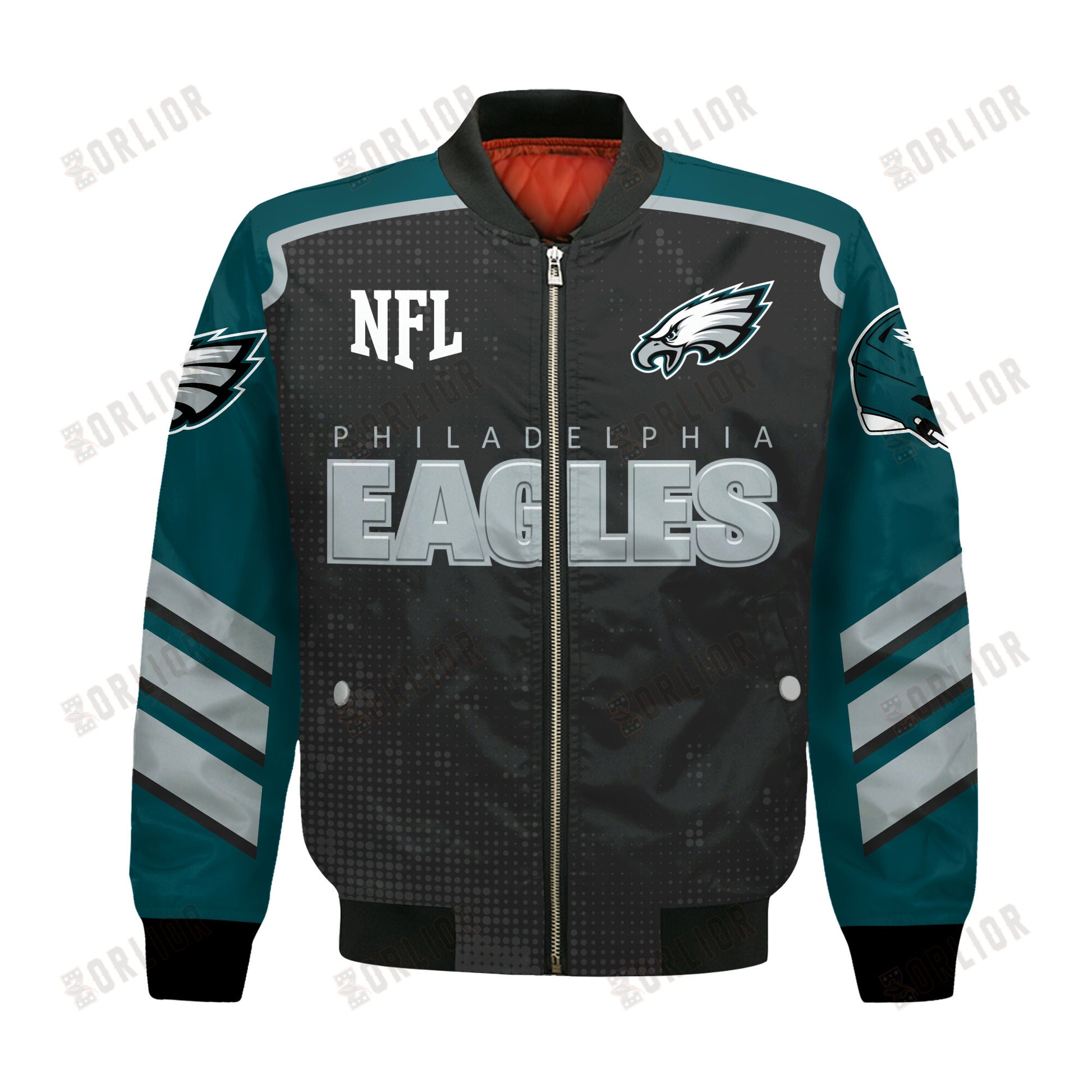 Philadelphia Eagles Football Team 2024- 25 Relentless Determination Bomber Jacket