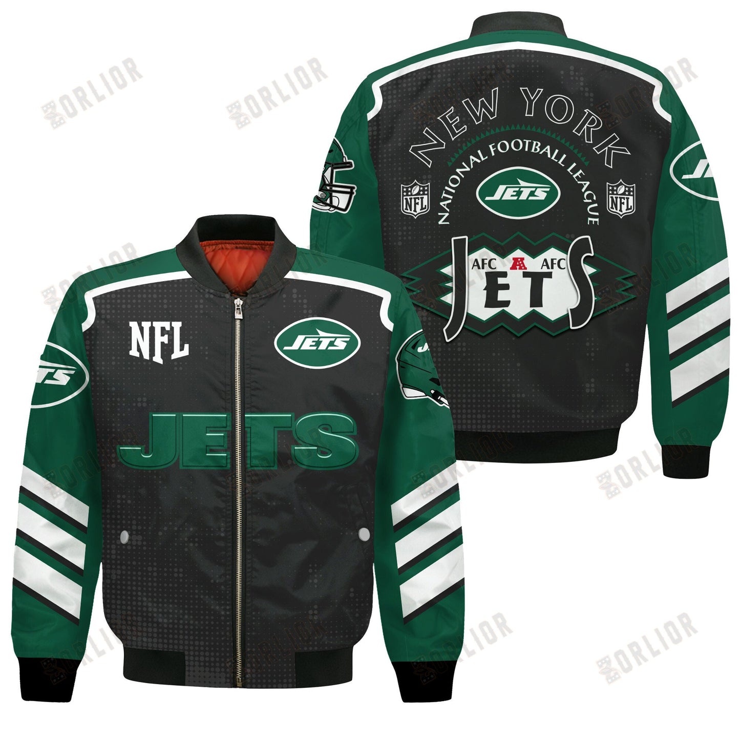New York Jets Football Team 2024- 25 Relentless Determination Bomber Jacket