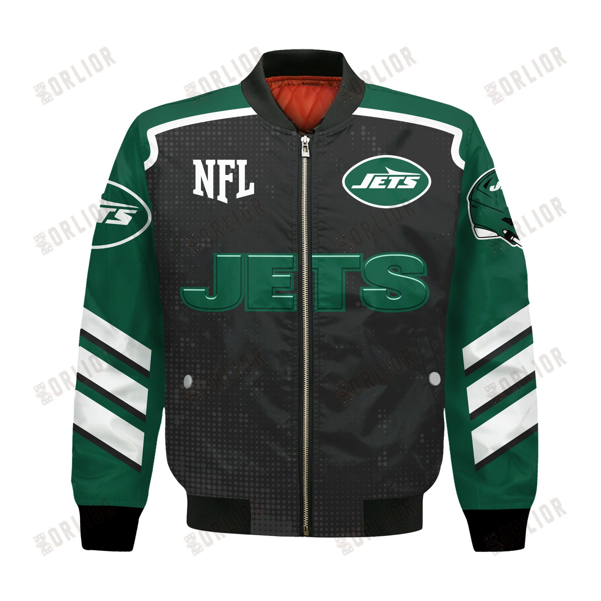 New York Jets Football Team 2024- 25 Relentless Determination Bomber Jacket