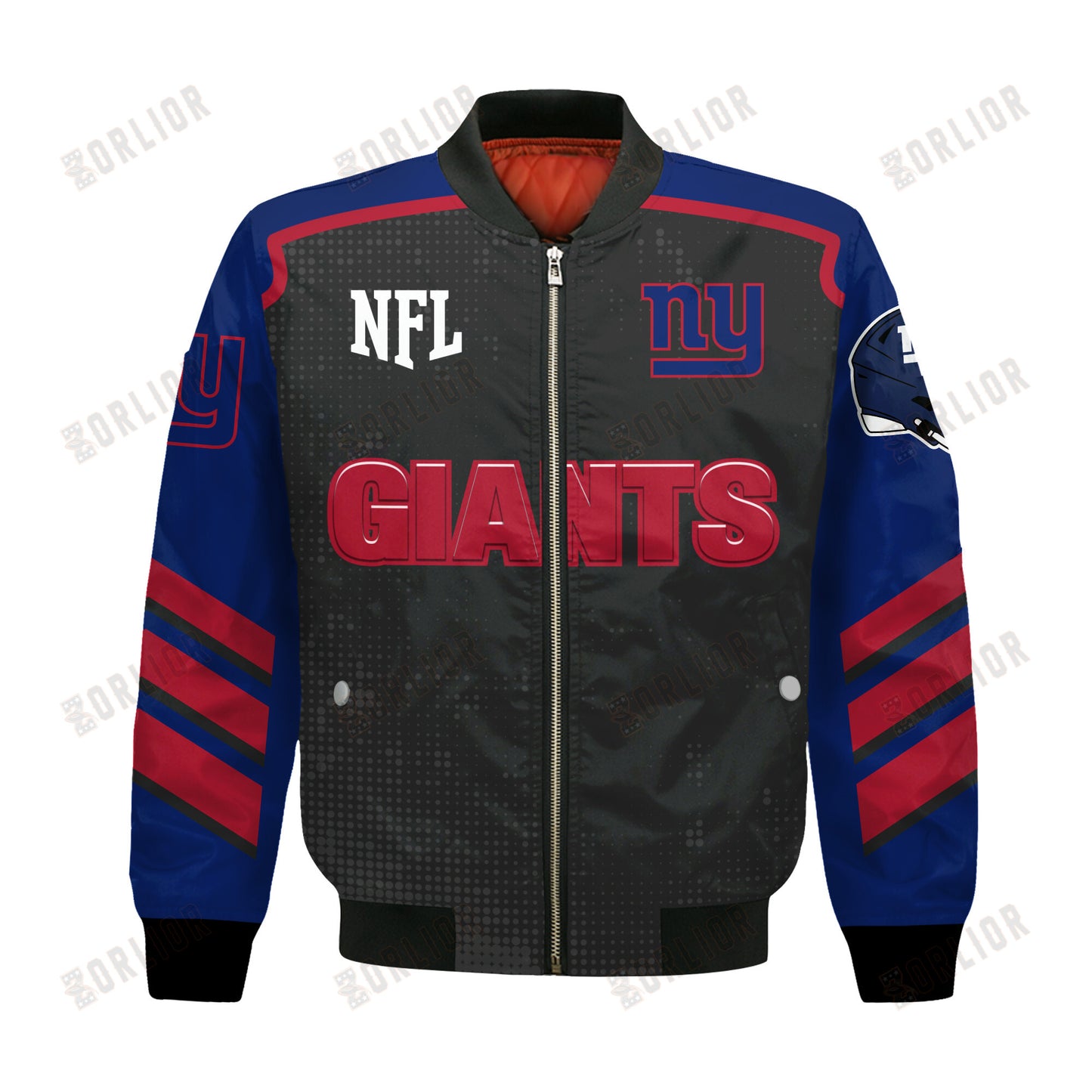 New York Giants Football Team 2024- 25 Relentless Determination Bomber Jacket