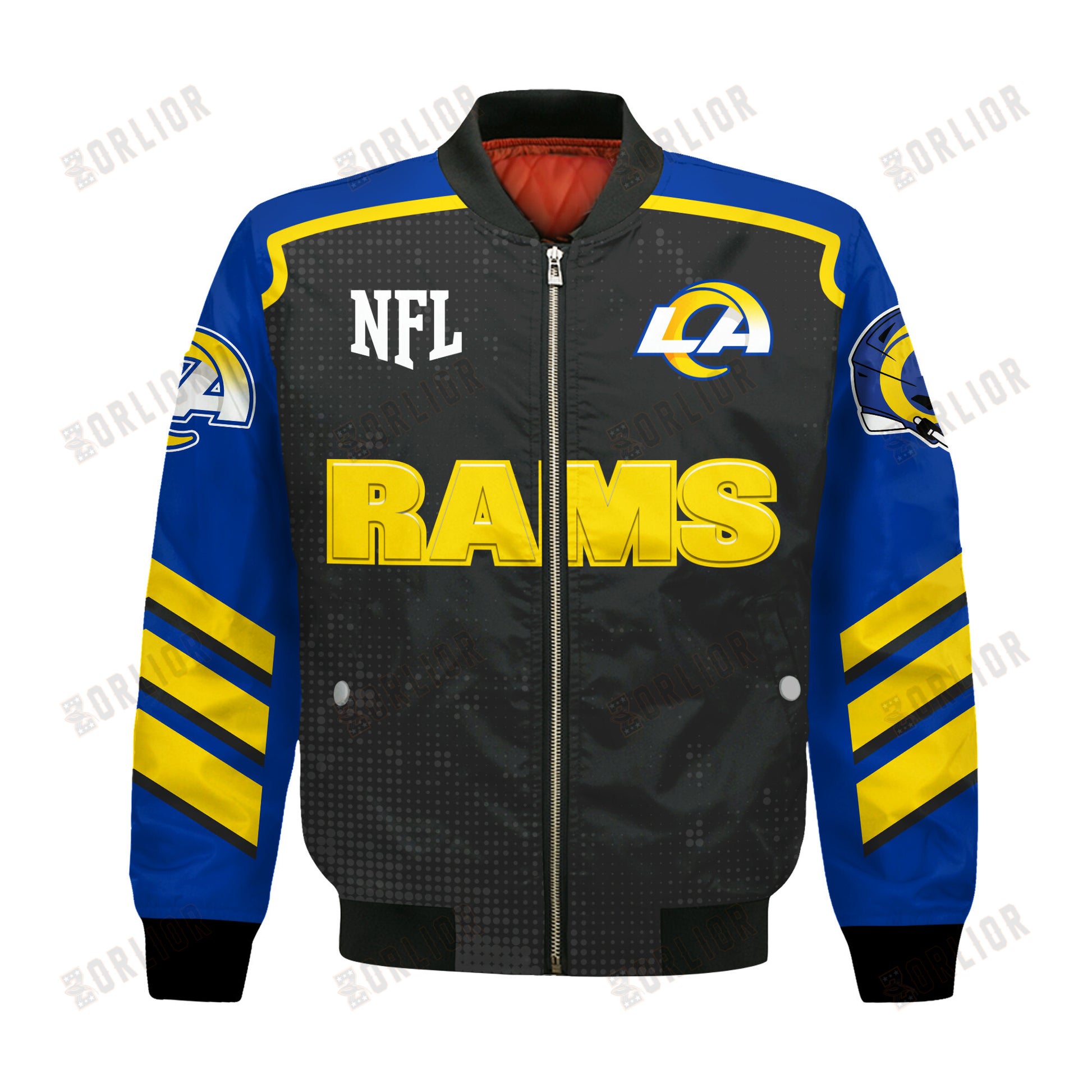 Los Angeles Rams Football Team 2024- 25 Relentless Determination Bomber Jacket