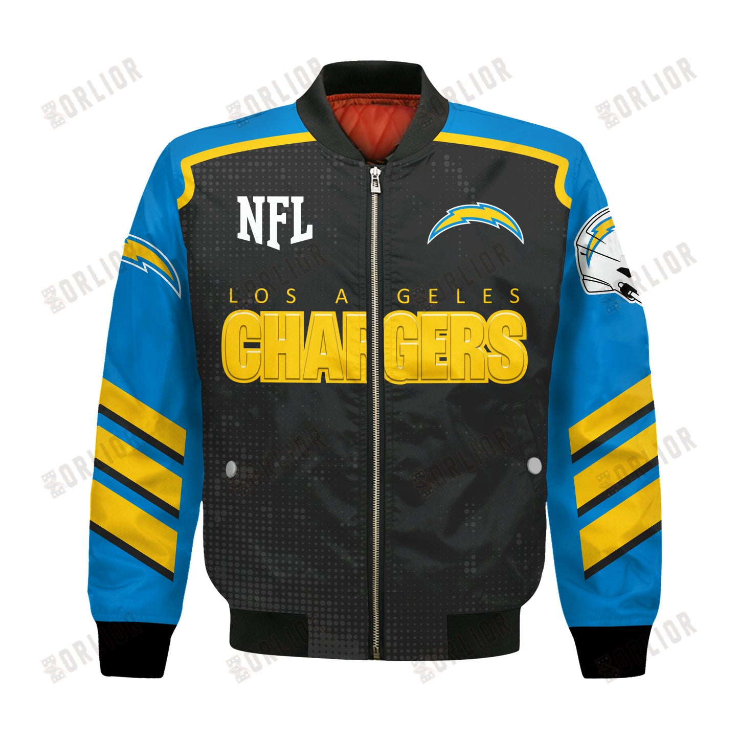 Los Angeles Chargers Football Team 2024- 25 Relentless Determination Bomber Jacket