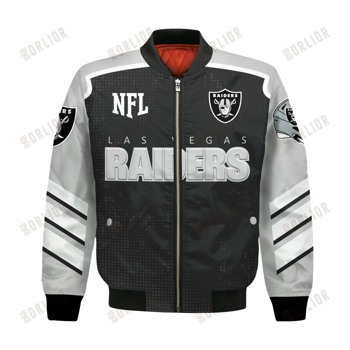 Las Vegas Raiders Football Team 2024- 25 Relentless Determination Bomber Jacket