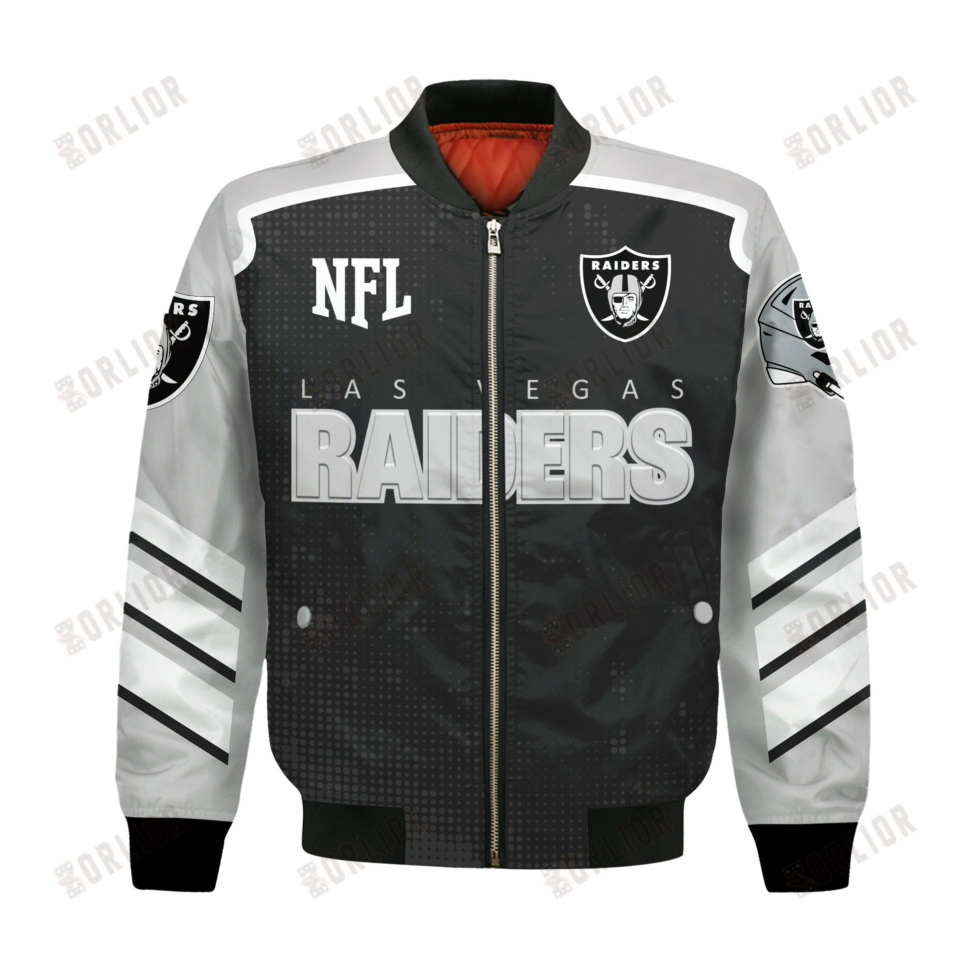 Las Vegas Raiders Football Team 2024- 25 Relentless Determination Bomber Jacket