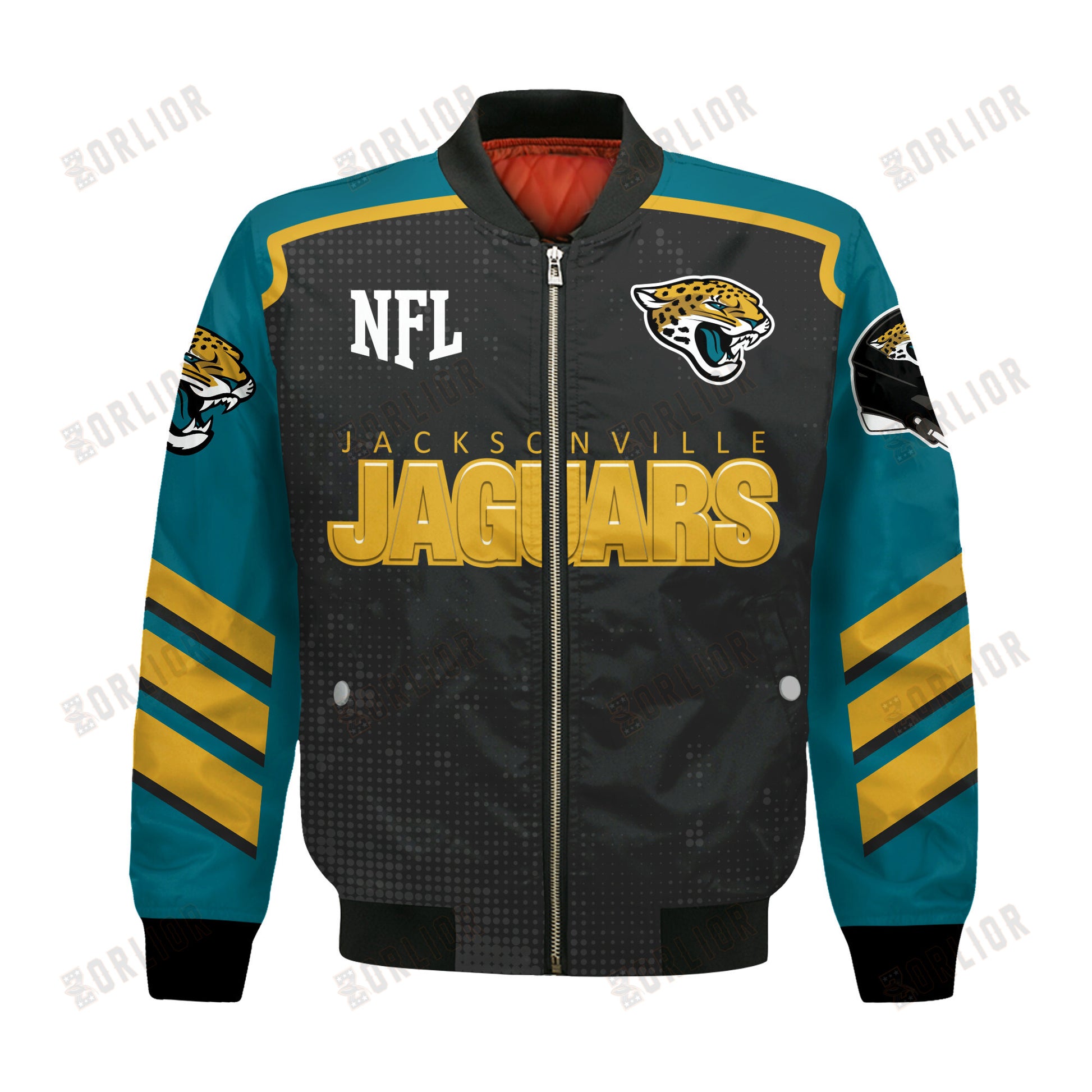 Jacksonville Jaguars Football Team 2024- 25 Relentless Determination Bomber Jacket