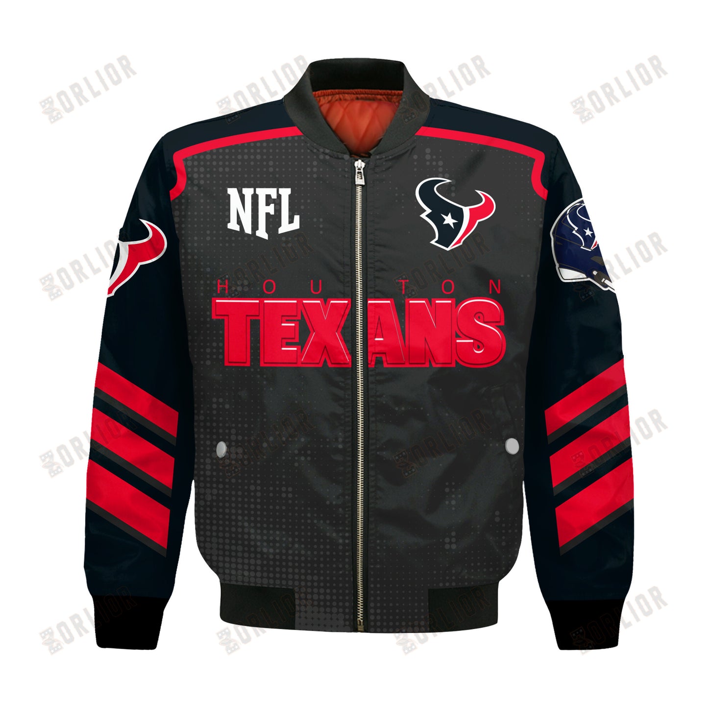 Houston Texans Football Team 2024- 25 Relentless Determination Bomber Jacket