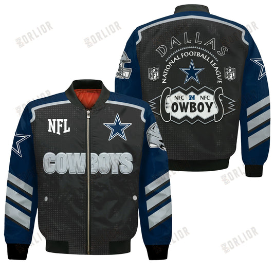 Dallas Cowboys Football Team 2024- 25 Relentless Determination Bomber Jacket