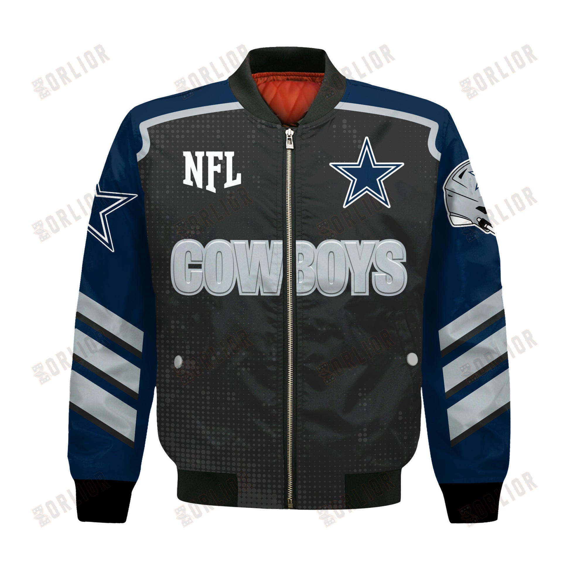 Dallas Cowboys Football Team 2024- 25 Relentless Determination Bomber Jacket