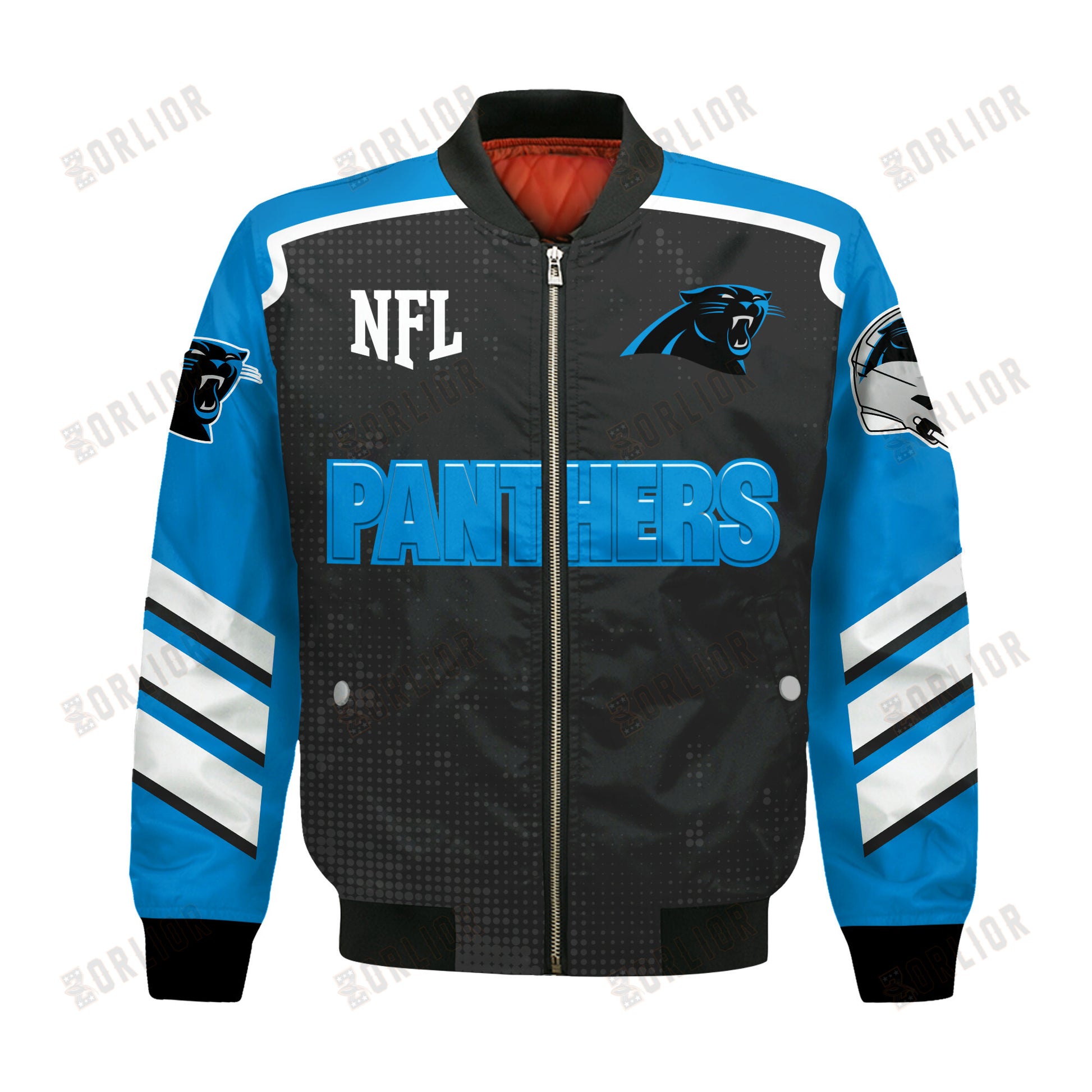 Carolina Panthers Football Team 2024- 25 Relentless Determination Bomber Jacket