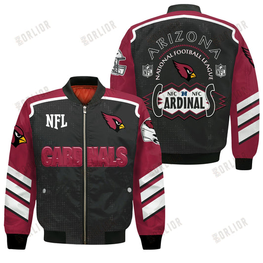 Arizona Cardinals Football Team 2024- 25 Relentless Determination Bomber Jacket
