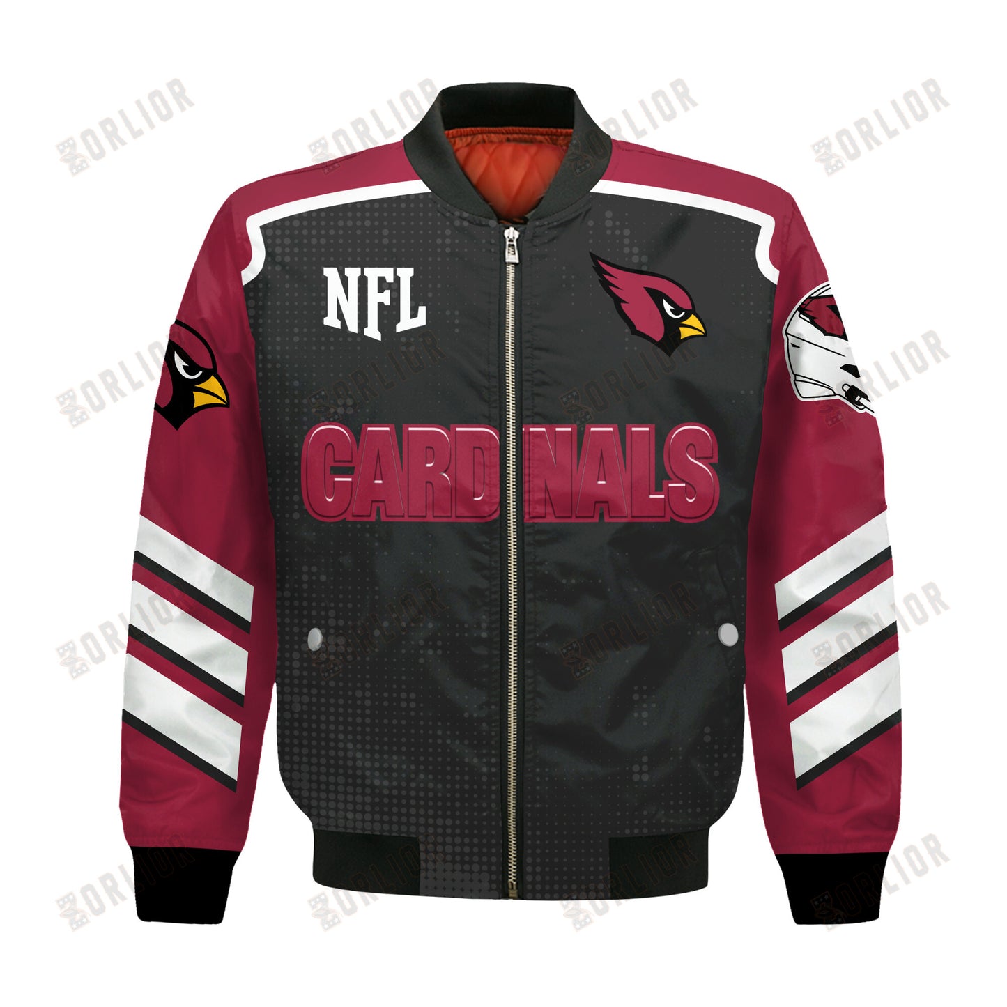 Arizona Cardinals Football Team 2024- 25 Relentless Determination Bomber Jacket