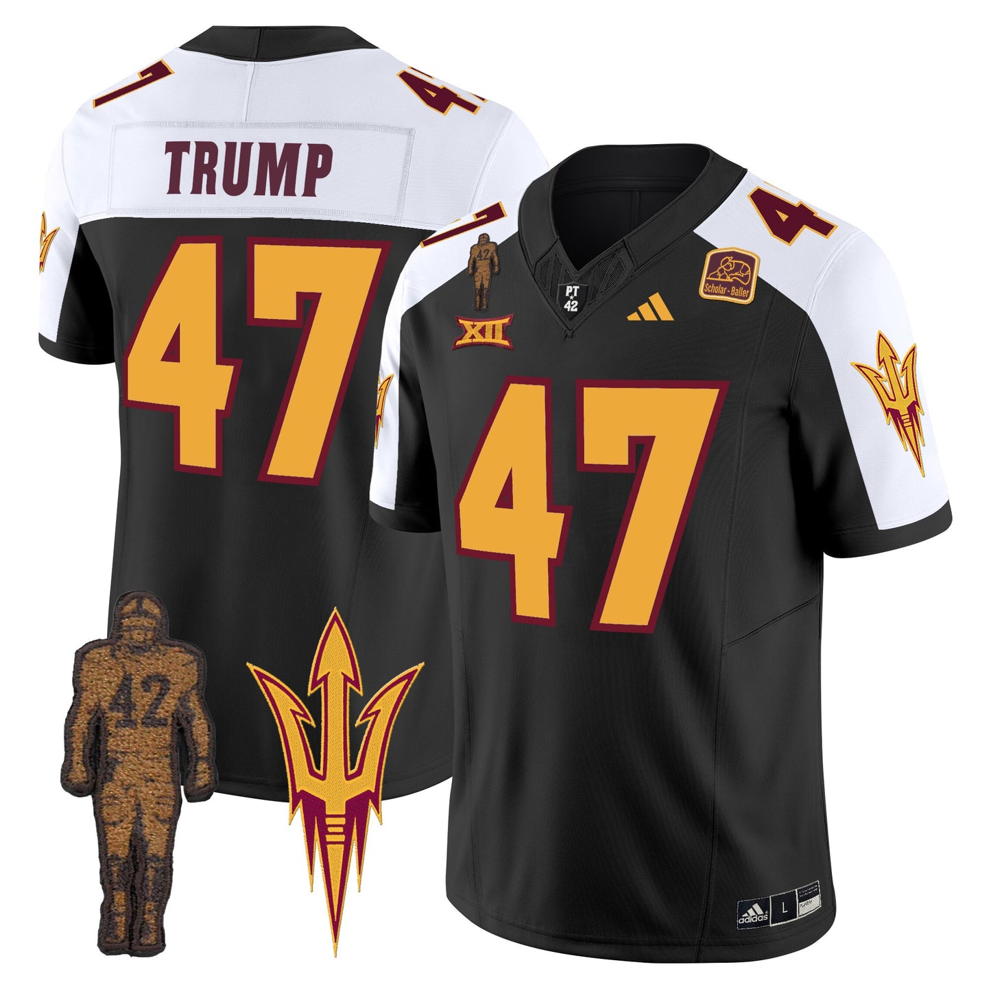 Arizona State Sun Devils 2024 Pat Tillman Honoring Patch Vapor Limited Jersey - All Stitched