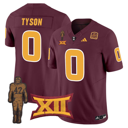 Arizona State Sun Devils 2024 Pat Tillman Honoring Patch Vapor Limited Jersey - All Stitched