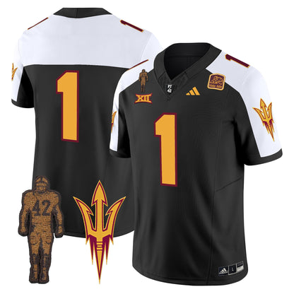 Arizona State Sun Devils 2024 Pat Tillman Honoring Patch Vapor Limited Jersey - All Stitched