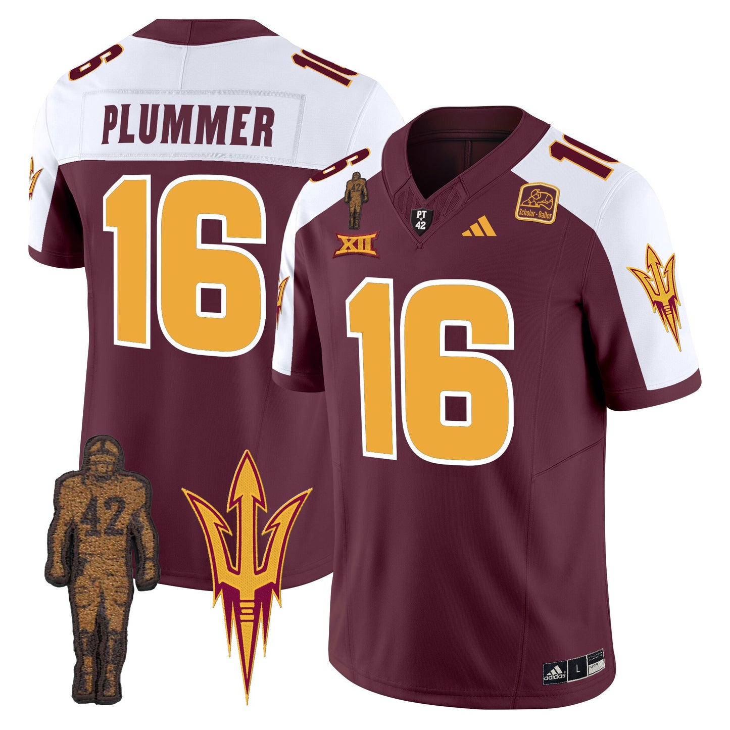 Arizona State Sun Devils 2024 Pat Tillman Honoring Patch Vapor Limited Jersey - All Stitched