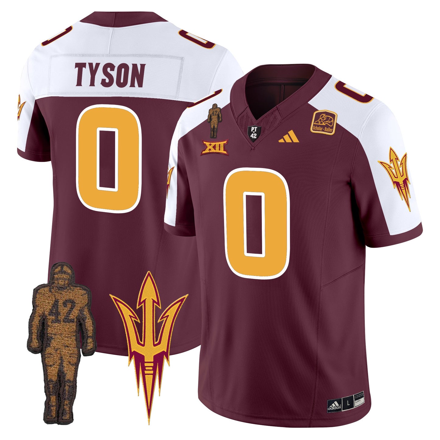 Arizona State Sun Devils 2024 Pat Tillman Honoring Patch Vapor Limited Jersey - All Stitched