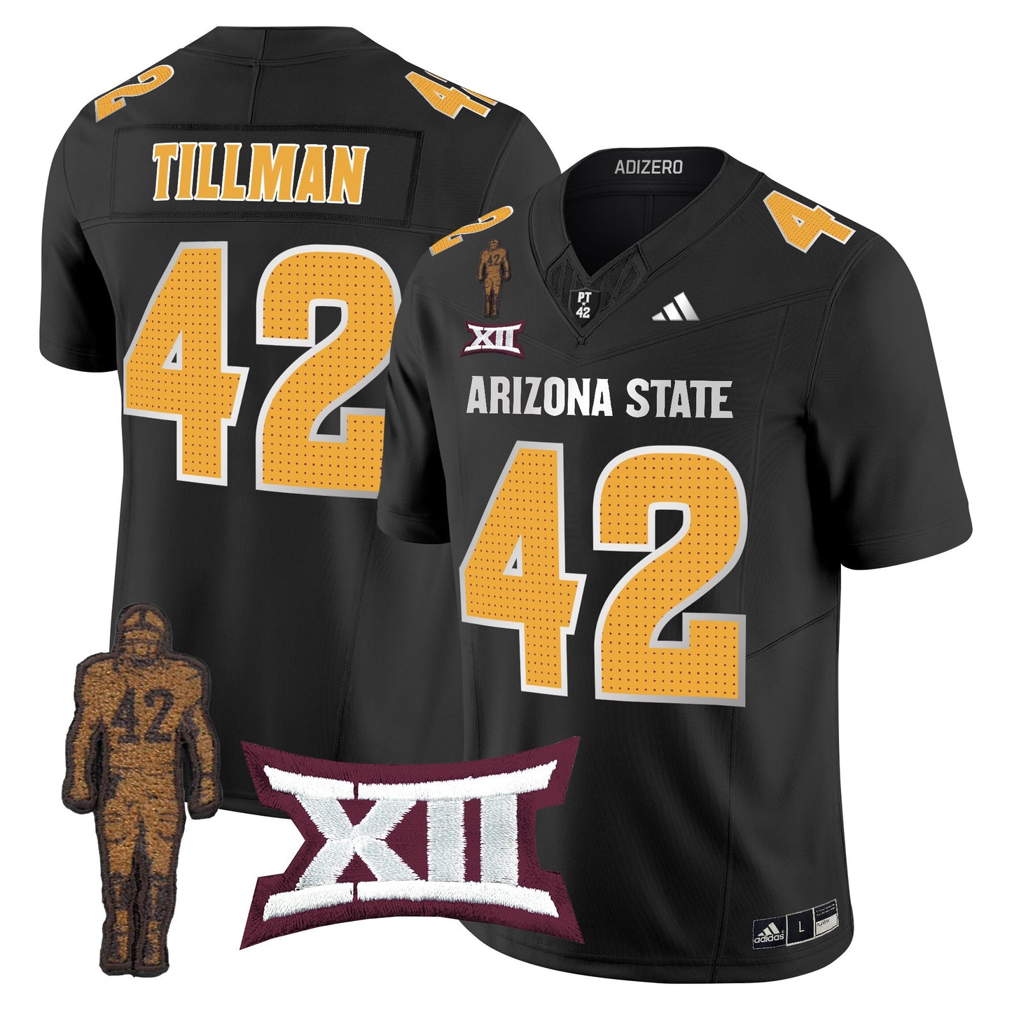 Arizona State Sun Devils 2024 Pat Tillman Honoring Patch Vapor Limited Jersey V2 - All Stitched