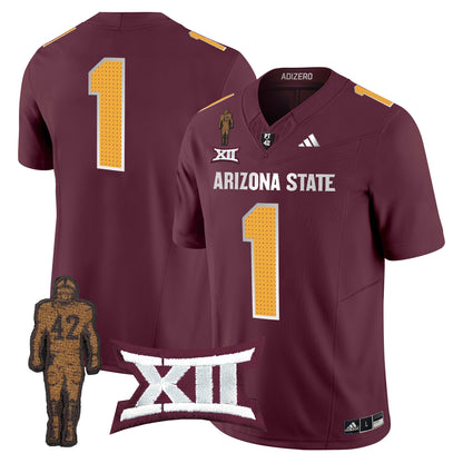 Arizona State Sun Devils 2024 Pat Tillman Honoring Patch Vapor Limited Jersey V2 - All Stitched