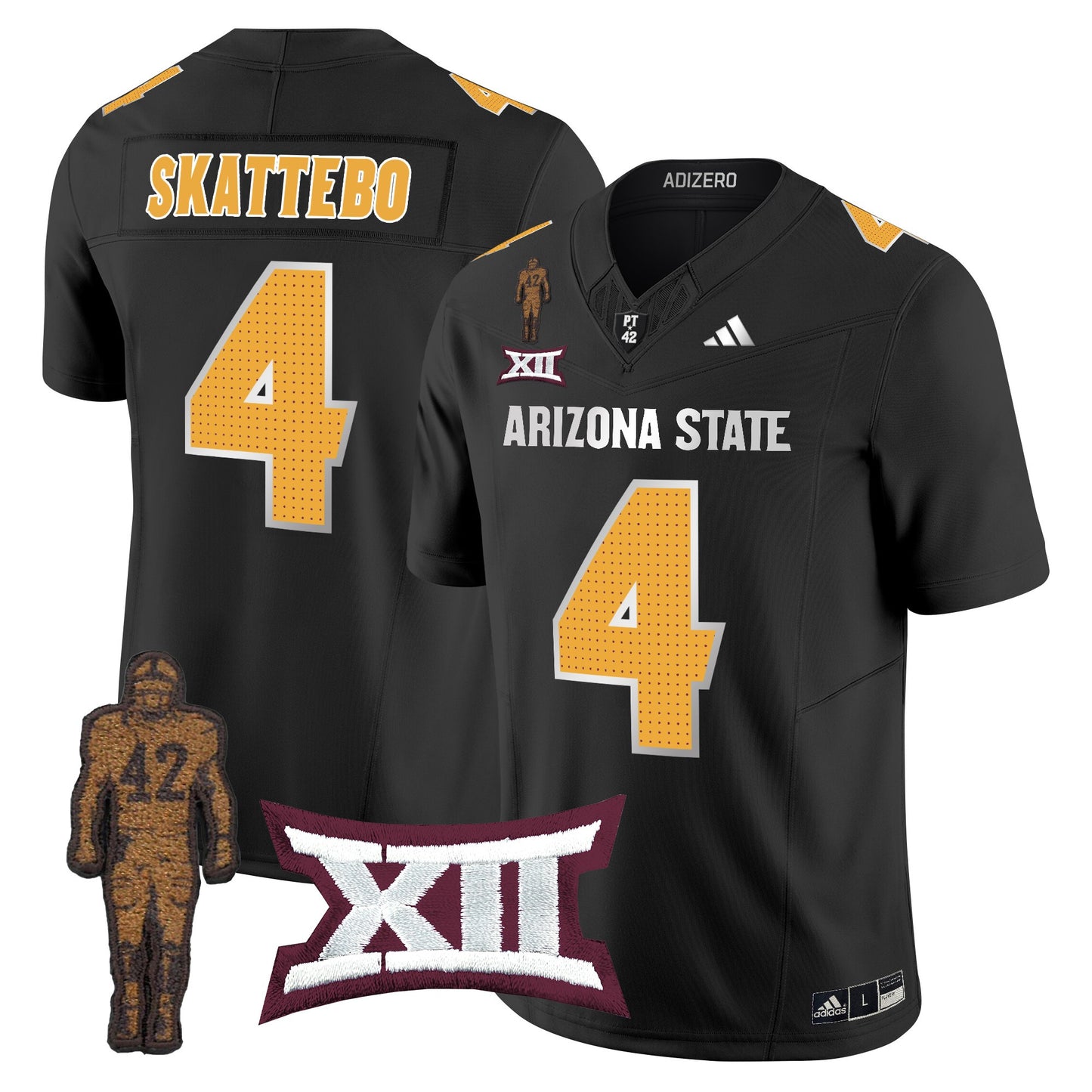 Arizona State Sun Devils 2024 Pat Tillman Honoring Patch Vapor Limited Jersey V2 - All Stitched