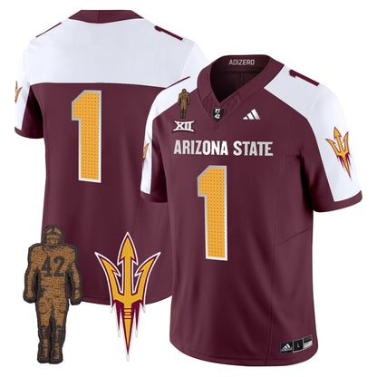 Arizona State Sun Devils 2024 Pat Tillman Honoring Patch Vapor Limited Jersey V2 - All Stitched