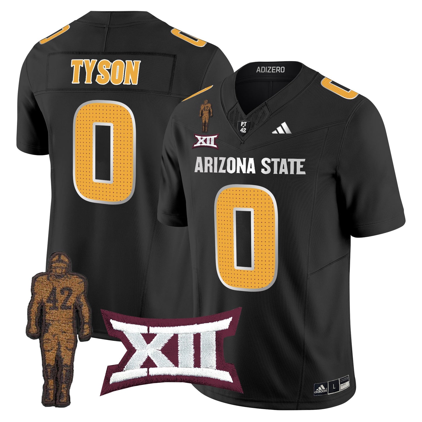 Arizona State Sun Devils 2024 Pat Tillman Honoring Patch Vapor Limited Jersey V2 - All Stitched